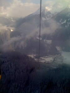 View from gondola