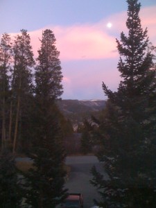 View from our window in Breck