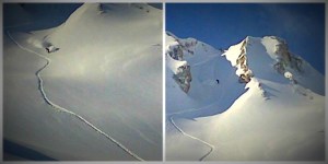 Getting some pow lines!