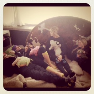 Nap time, waiting for news on the contest