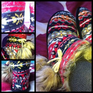 Snowflake Slippers "Northen Winds"