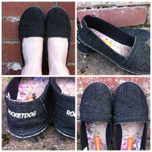 Willow Shoe: Washed Canvas Black